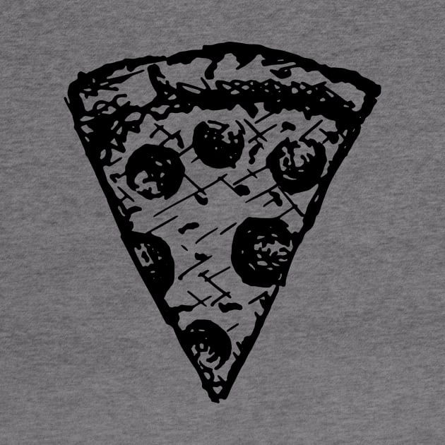 Ink Pizza Slice Sketch by InkyArt